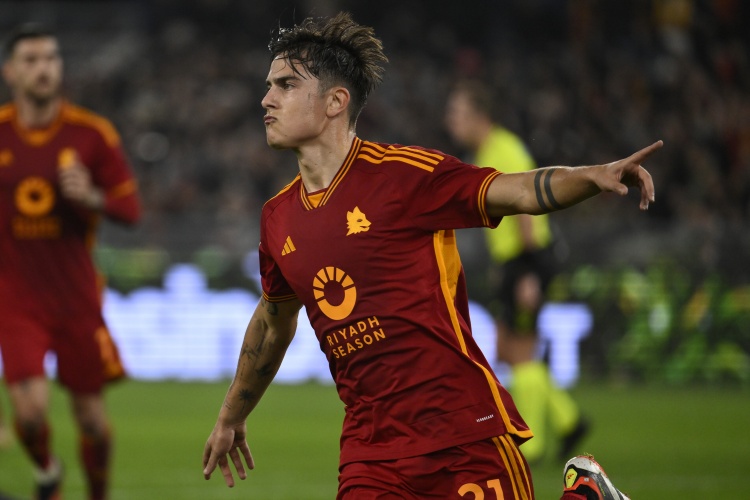 迪巴拉本赛季遭遇5次伤病错过罗马13场比赛,但仍贡献14球7助攻